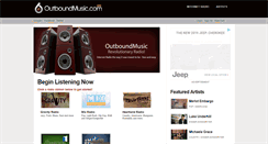 Desktop Screenshot of outboundmusic.com